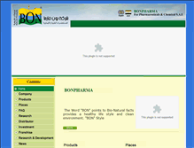 Tablet Screenshot of bonpharma.com